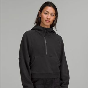 LN lululemon scuba oversized half zip hoodie black M/L M L